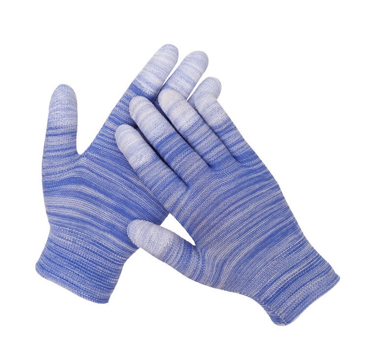 Pu Coated Hand Safety Anti-Static Construction Work Gloves