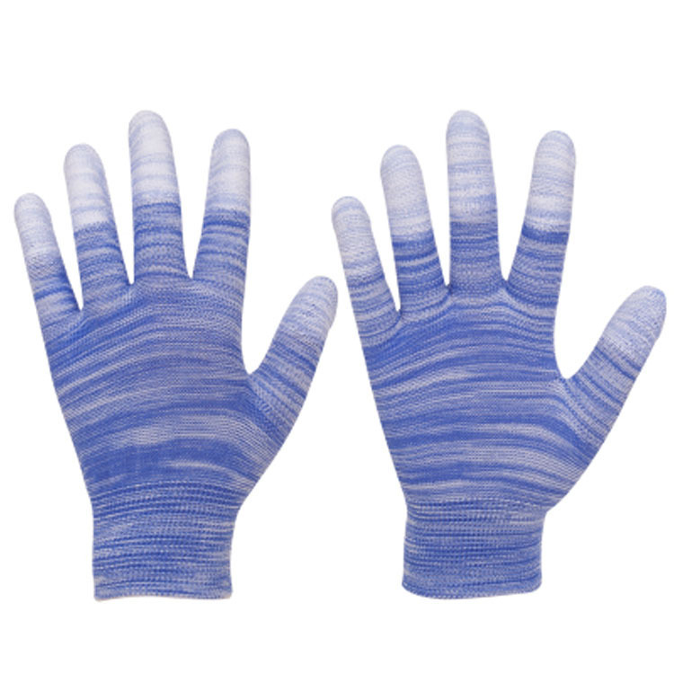 Pu Coated Hand Safety Anti-Static Construction Work Gloves