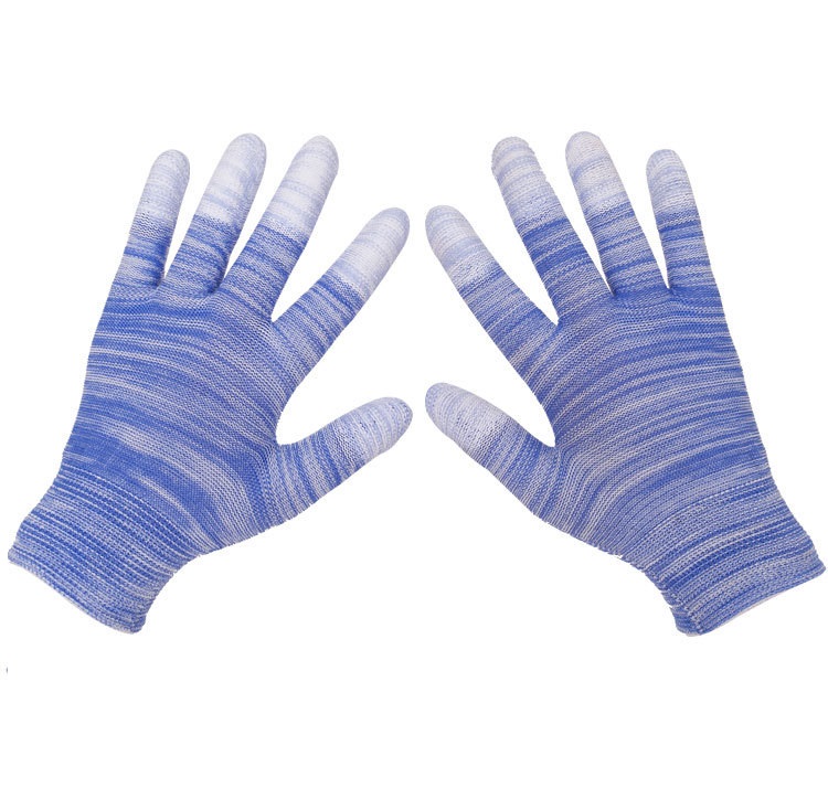 Pu Coated Hand Safety Anti-Static Construction Work Gloves