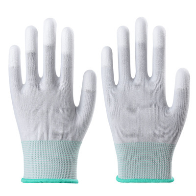 Pu Coated Hand Safety Anti-Static Construction Work Gloves