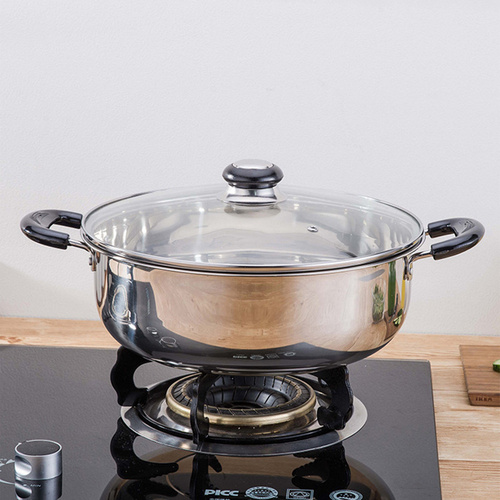 Thickened Stainless Steel Cousehold Chafing Dish Chafing Pot Large Capacity Soup Pot