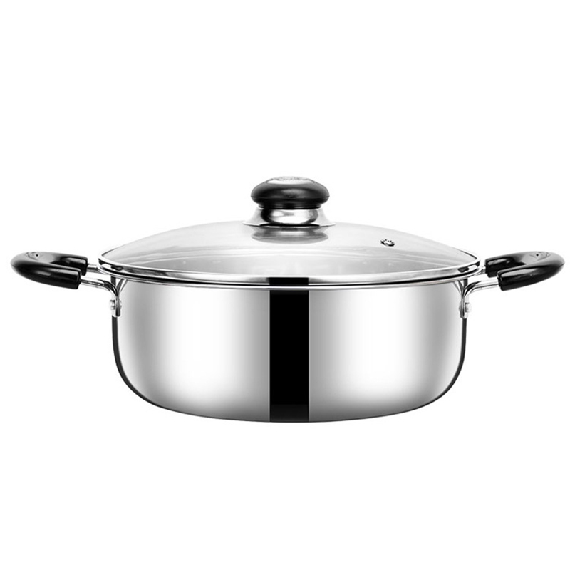 Thickened Stainless Steel Cousehold Chafing Dish Chafing Pot Large Capacity Soup Pot