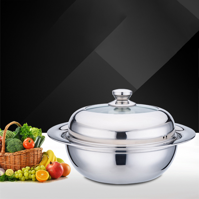 Stainless Seel Hot Pot Household Special Pot Self Service Hot Pot Multi Function Soup Pot
