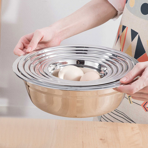 304 Stainless Steel Soup Pot Cooking Pot and Noodle Baking Salad Pot Canteen Restaurant Soup Bowl Simple Soup Pot