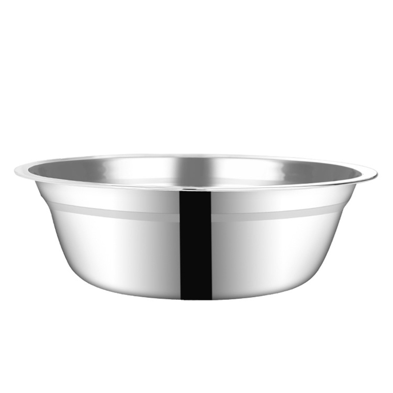 304 Stainless Steel Soup Pot Cooking Pot and Noodle Baking Salad Pot Canteen Restaurant Soup Bowl Simple Soup Pot