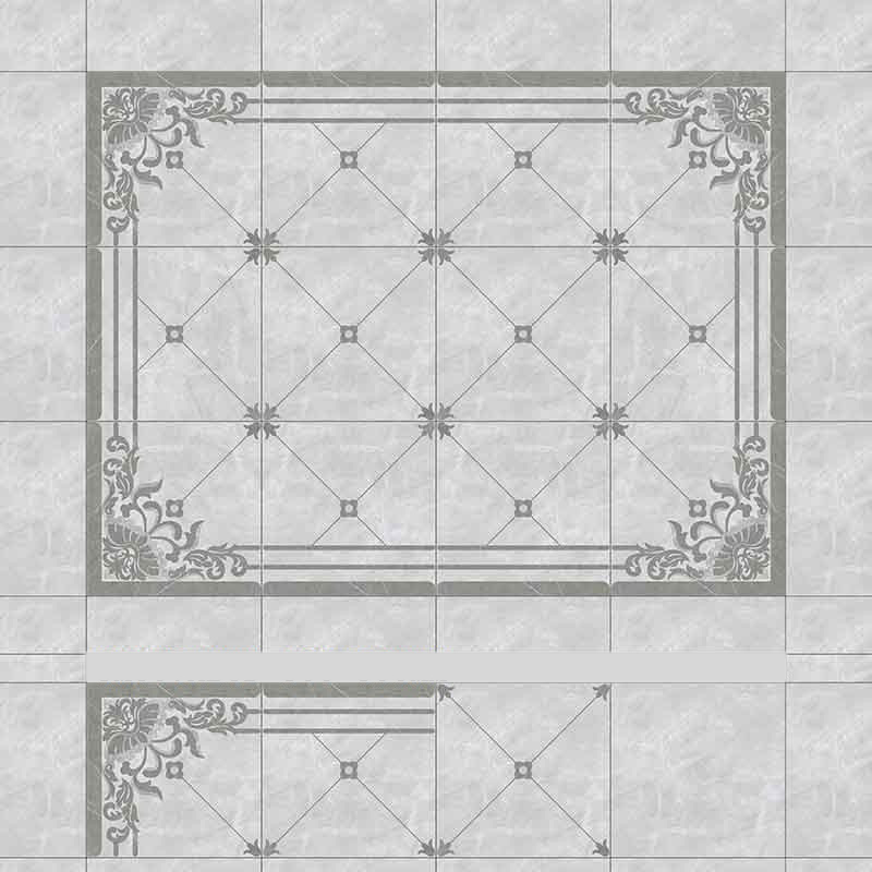 Dining Room and Living Room Corridor Glazed Floor Tile Unlimited Mosaic Tiles