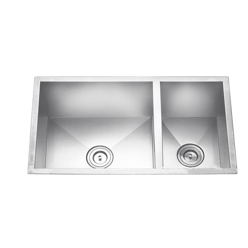 Suppliers Custom Design 304 Stainless Steel Undermount Wholesale Double Kitchen Sink