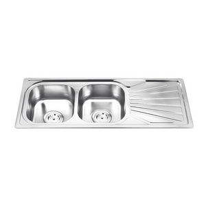 Undermount Corner Laundry Outdoor Wash Basin Sinks Double Bowl Stainless Steel 304 Kitchen Sink