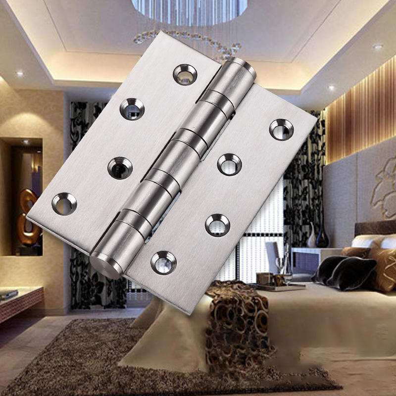4 Inch Stainless Steel Thickened Silent Bearing Swing Hinge