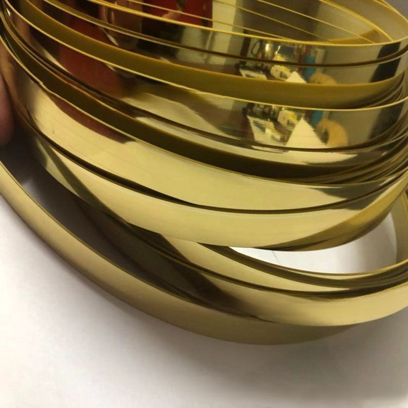 Furniture Decorative Strip Gold Silver Edge Banding PVC Plastic Cabinet Edge Banding Trim Strip