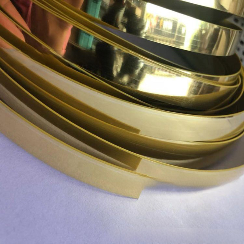 Furniture Decorative Strip Gold Silver Edge Banding PVC Plastic Cabinet Edge Banding Trim Strip