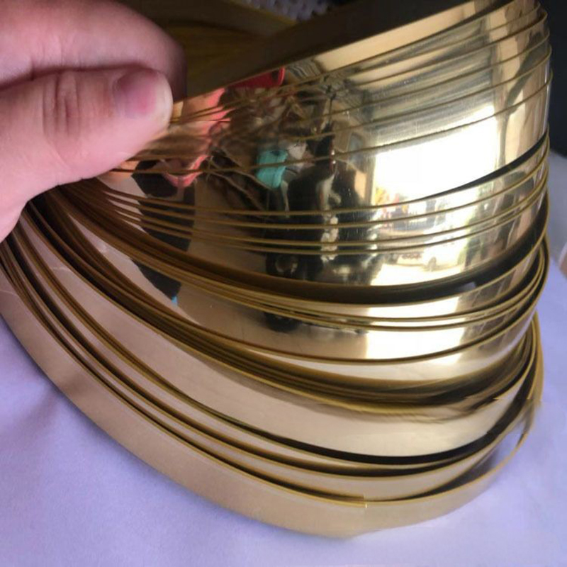 Furniture Decorative Strip Gold Silver Edge Banding PVC Plastic Cabinet Edge Banding Trim Strip