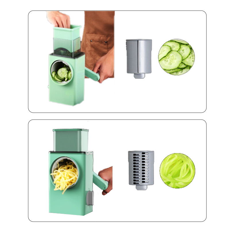 Multi-functional Hand-operated Household Roller Vegetable Shredder