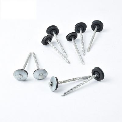 Smooth Shank Corrugated Nails Galvanized Umbrella Roofing Nail