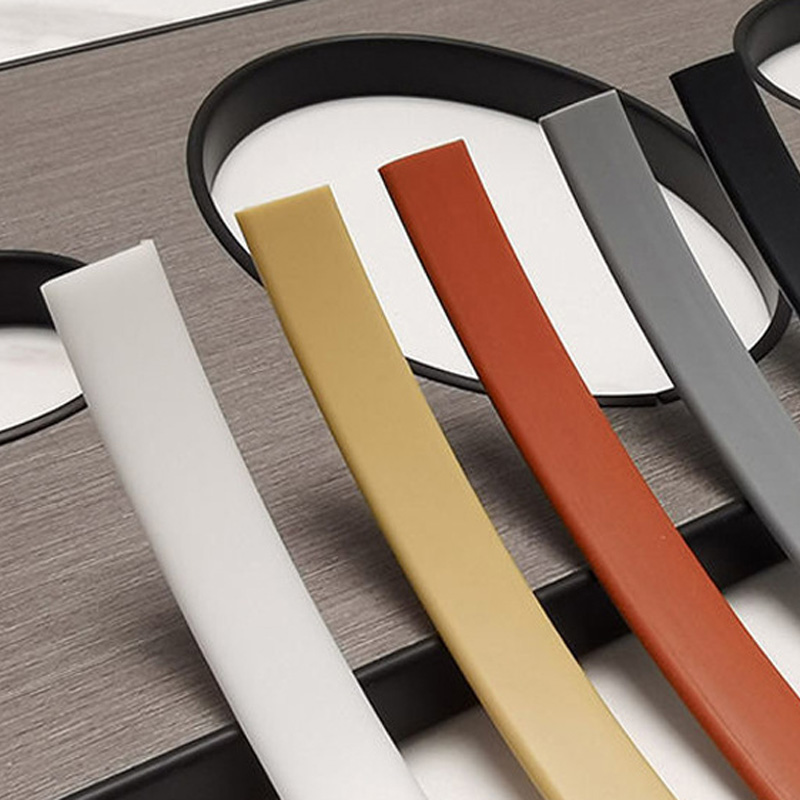 Electroplated Bright Multicolor Edge Banding PVC Decorative Strip