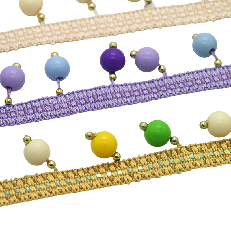 Curtain Decoration Lace Accessories Bead Tassel Fringe