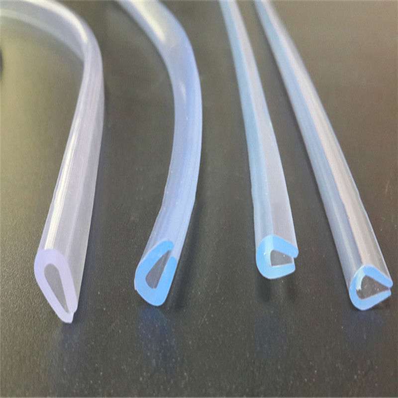 U Door Transparent Trim Invisible Anti-collision Strip Sealing Edge Strip Glass Steel Plate Trim Strip