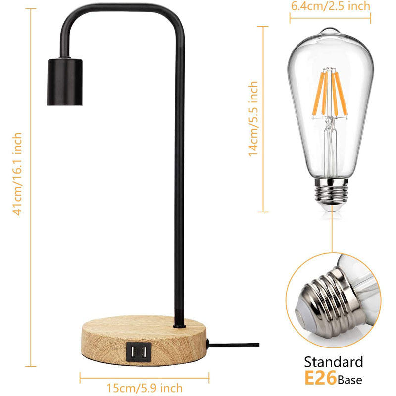 Modern Simple USB Plug Led Table Lamp