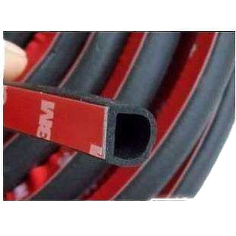 Car Sealing Strip Black D-shaped Decorative Strip Car Door Protective Edging Strip Collision Strip Rubber Strip