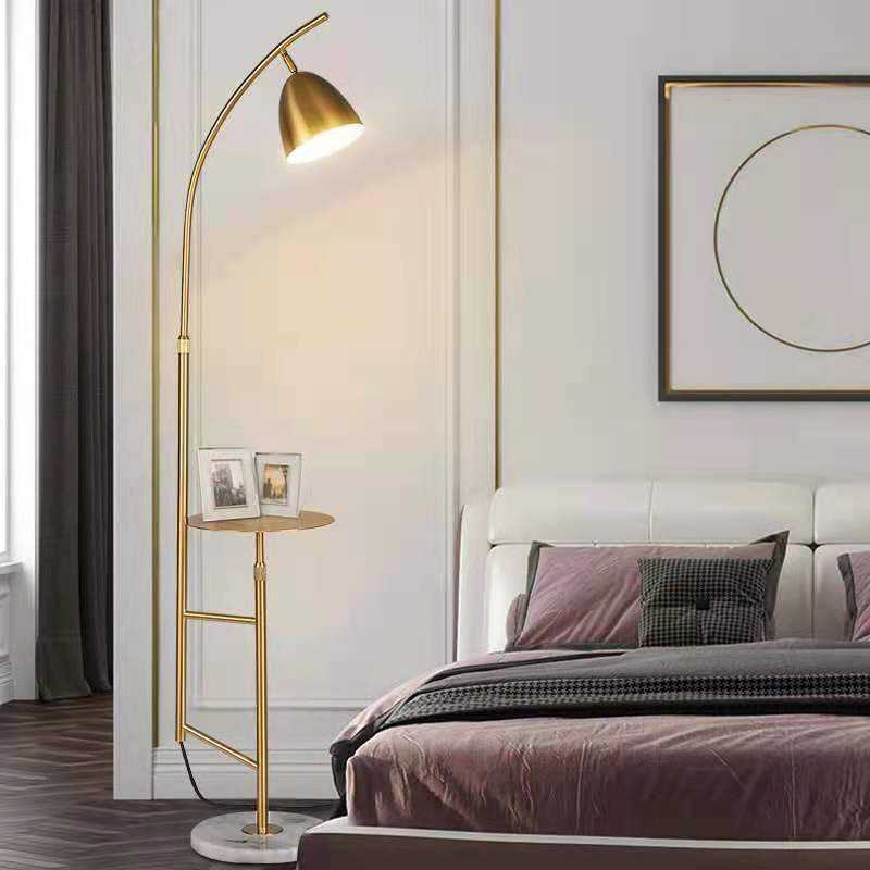 Nordic Dimmable Living Room Corner Standing LED Floor Lamp