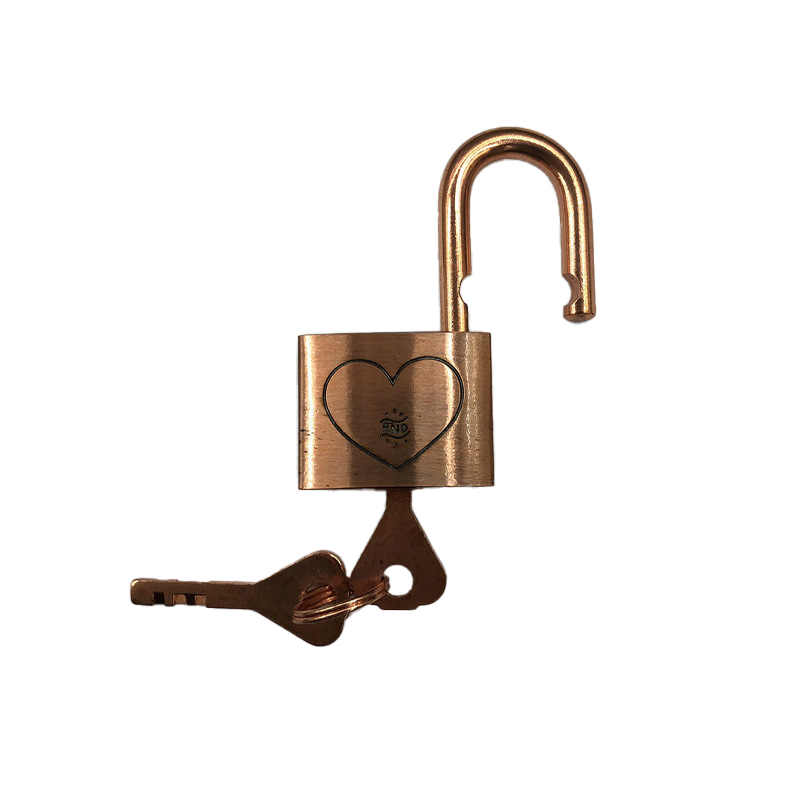Curved Blade Padlock Cross Key Anti-rust Anti-theft Drawer Door Lock Cabinet Lock