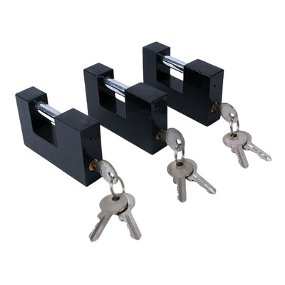 Straight Open Anti-theft Anti-pry Horizontal Hanging Old-fashioned Lock Door Lock Padlock