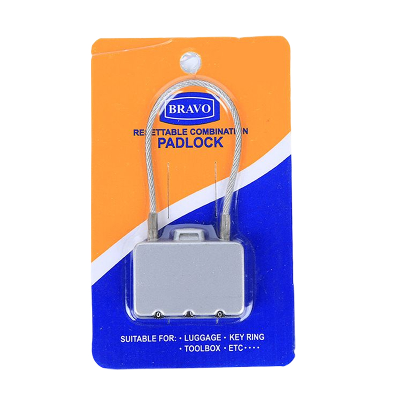 Zipper Wire Padlock Customs Three Digit Password Luggage Lock Luggage Anti Theft Lock