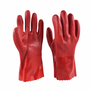 rubber coated gloves