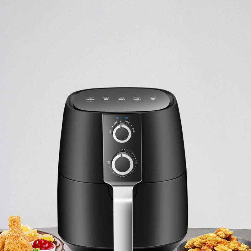Digital Health Extra Large Capacity Air Fryer For Frying-5L Black