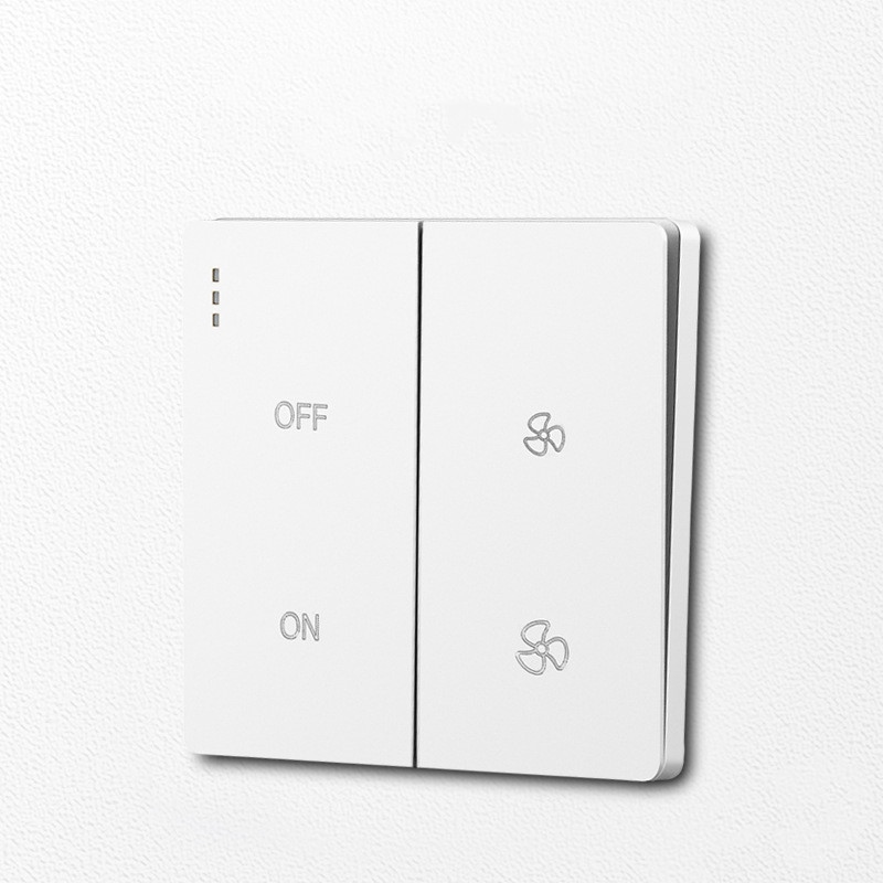 Fresh Air Fan Panel Three-wind Wall Switch