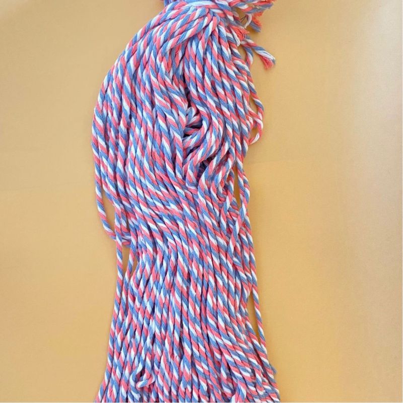 Spinning Multi-color Blend 4-strand Mop Yarn