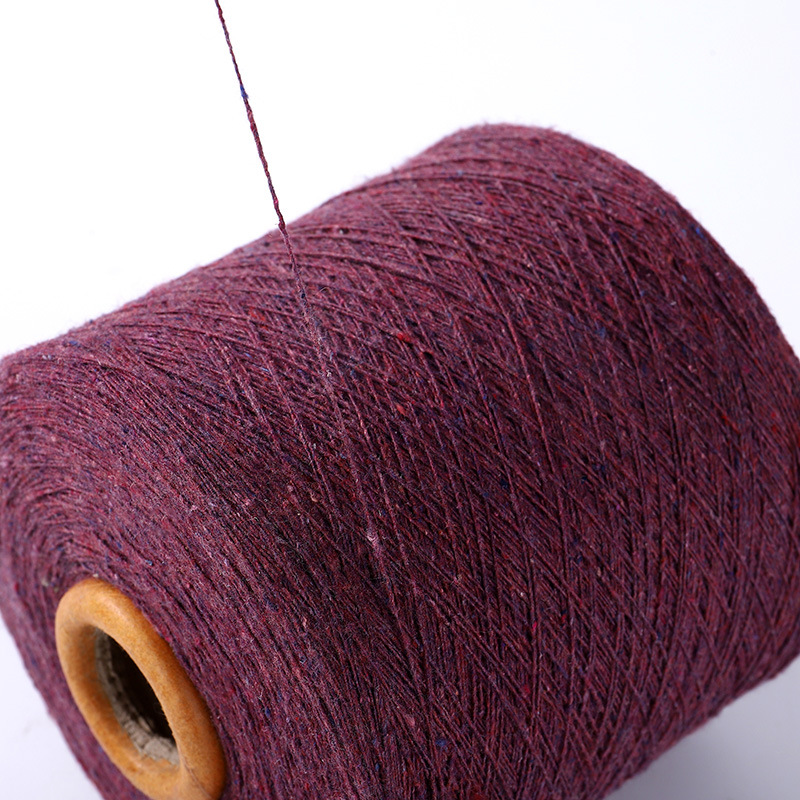 Recycled Polyester Knitting Woven Color Cotton Yarn