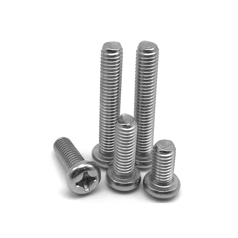 304 Stainless Steel PM Phillips Screws M1.6 M2 M3 M4 Small Round Head Machine Bolts