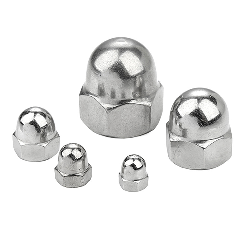 M3M4M5-M24 Cap Nut DIN1587 Semicircular Ball Head Stainless Steel Nut
