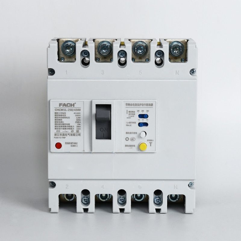 Leakage Circuit Breaker CHCM1L-250/4300 Molded Case Circuit Breaker Air Switch Circuit Breaker