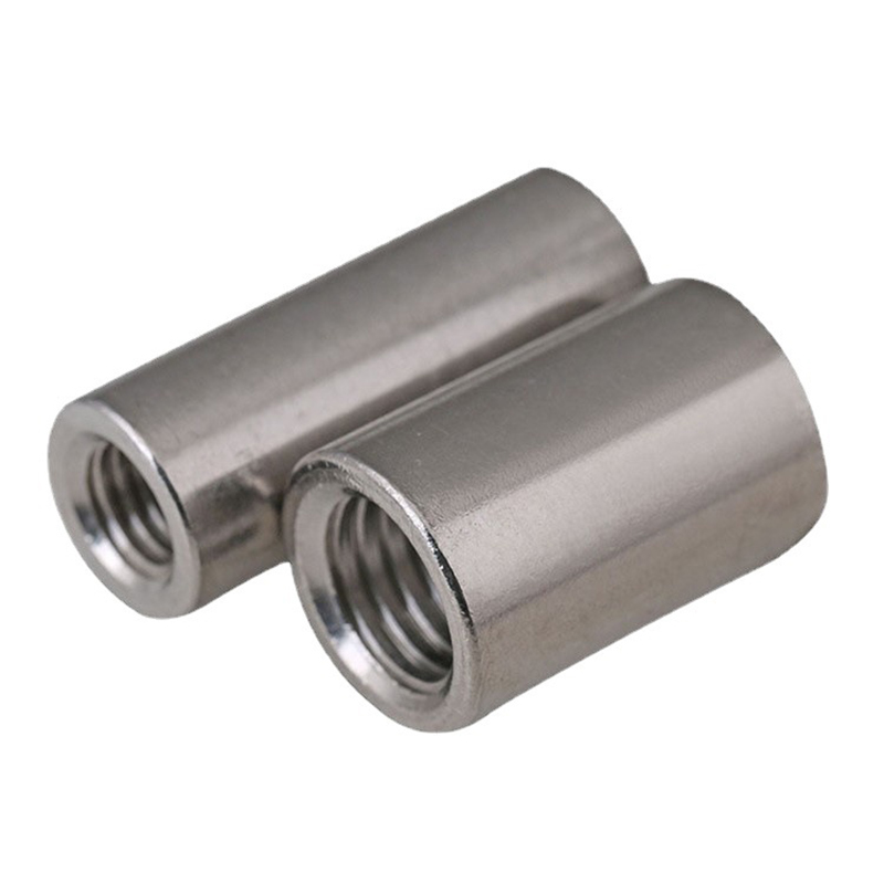 Connection Nut Welding Extension Sleeve Standard Inner Wire Connector Stainless Steel Cylindrical Nut M3-M12
