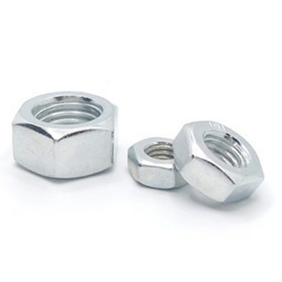 M2M3M4M5M6M8-M24 Hexagonal Nut 4.8 Grade Galvanized Outer Hex Nut