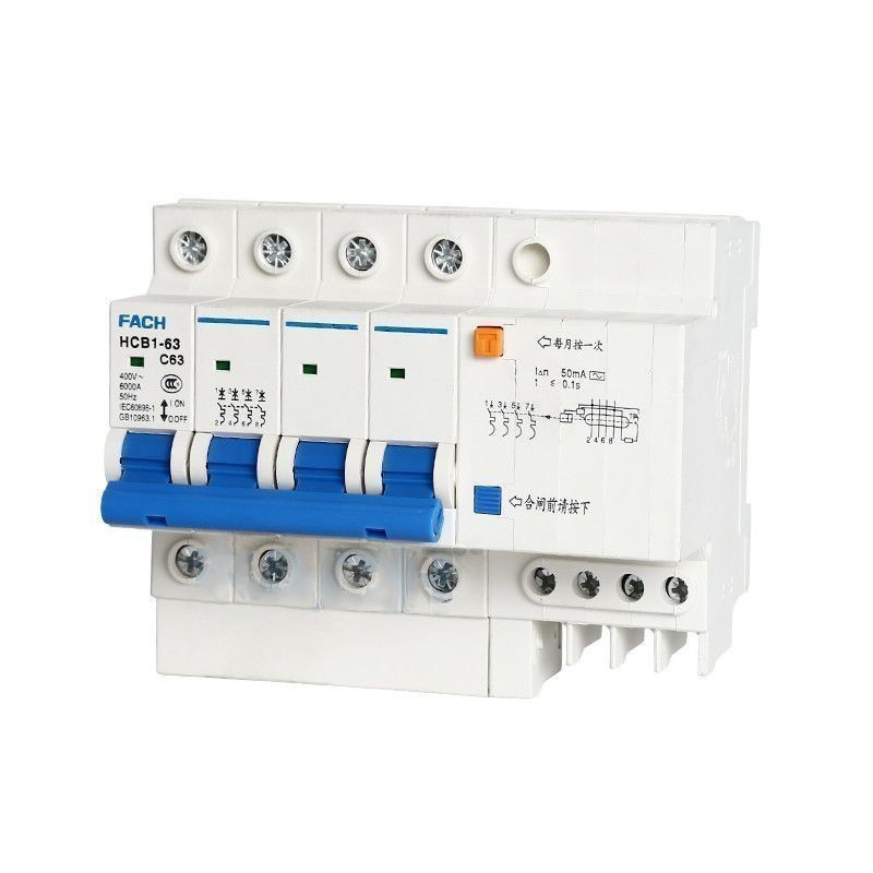 Leakage Protector 1P~4P Air Switch with Leakage Protection Switch Household Circuit Breaker