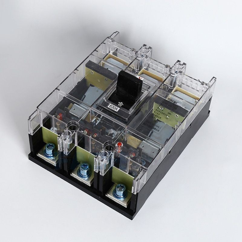 DZ20 Series Molded Case Circuit Breaker DZ20Y-630/3300 Transparent Molded Case Air Switch 630A