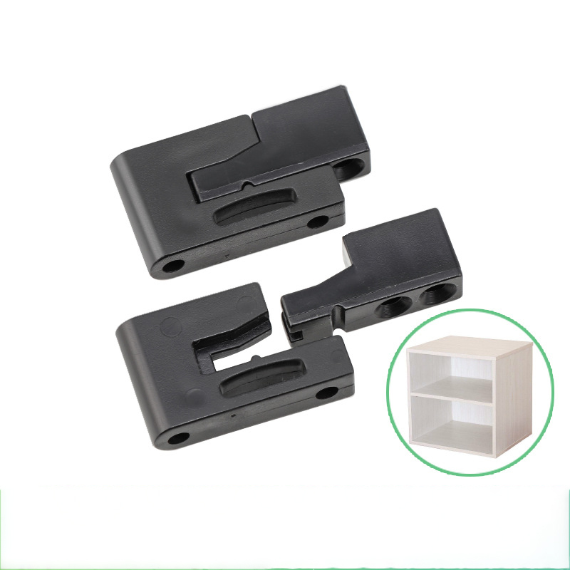 Minimalist Black 3 In 1 Connector 10/12/15 Cabinet Accessories Quick Loading Connecting Rod