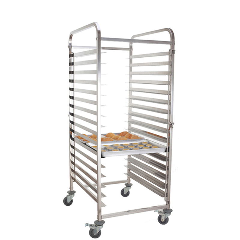 Bakery Equipment Hotel Restaurant Kitchen Food Cart Stainless Steel Pantry Shelving