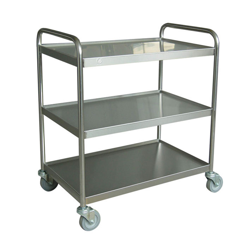 Good Quality Hotel Kitchen Catering Equipment Triple Tiers Trolley