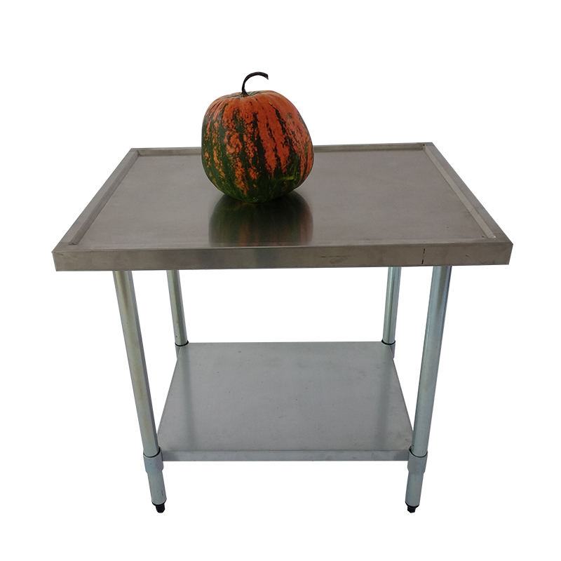 Kitchen Stainless Steel Work Table Customized Size Restaurant Working Table