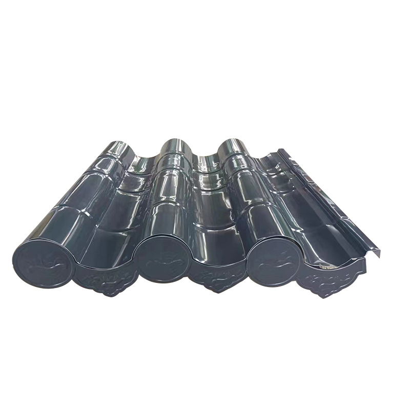 High Strength Golden Roof Insulation Ridge Tile Corrugated Metal Roof Sheets
