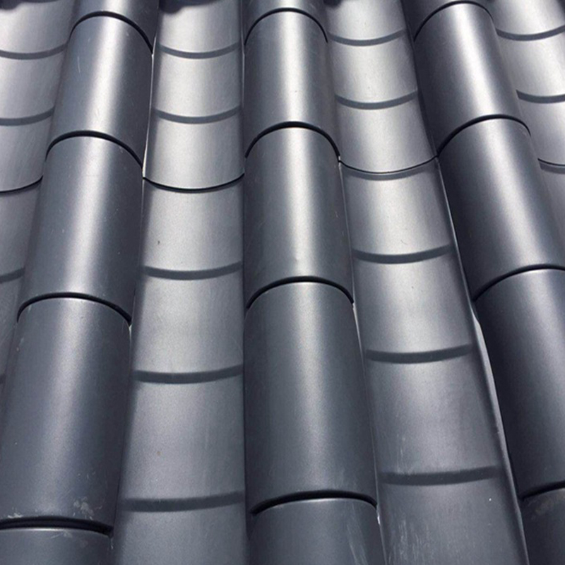 Antique Black Gray Cyan Gold Roof Gazebo Decorative Aluminum Alloy Tiles