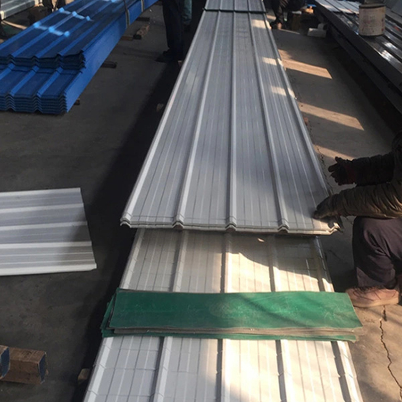 850 Type Aluminum Corrugated Board Insulation Pressure Type Roof Corrugated Aluminum Sheet