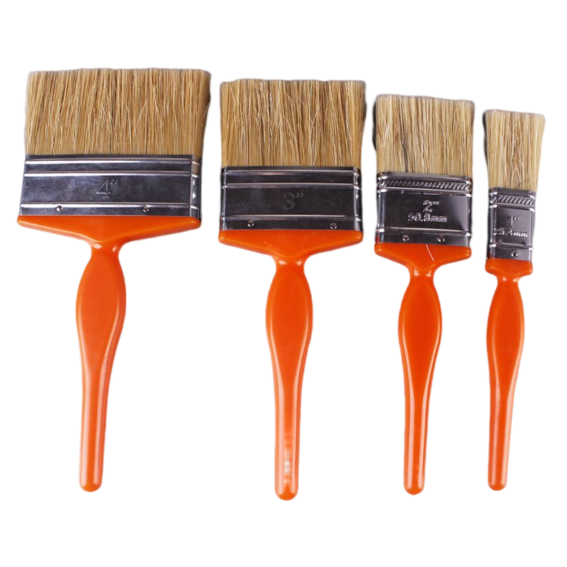 3 Inch Poplar Handle Bristle Plastic Paint Brush