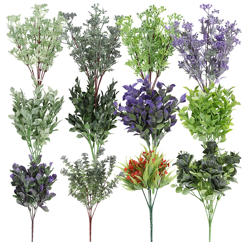 Artificial Wedding Flowers Artificial Flower Lavender Bushes for Home Party Decoration
