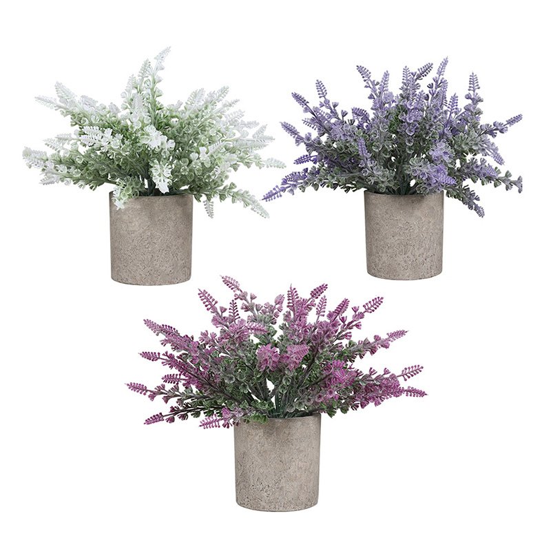 Artificial Potted Plants Plastic Fake Plants Topiary Shrubs for Home Decor