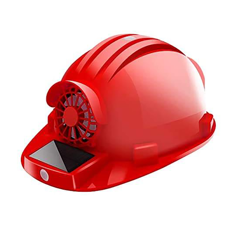 Industrial Construction Safety Helmet with Solar Powered Air Conditioner Fan Hard Hat